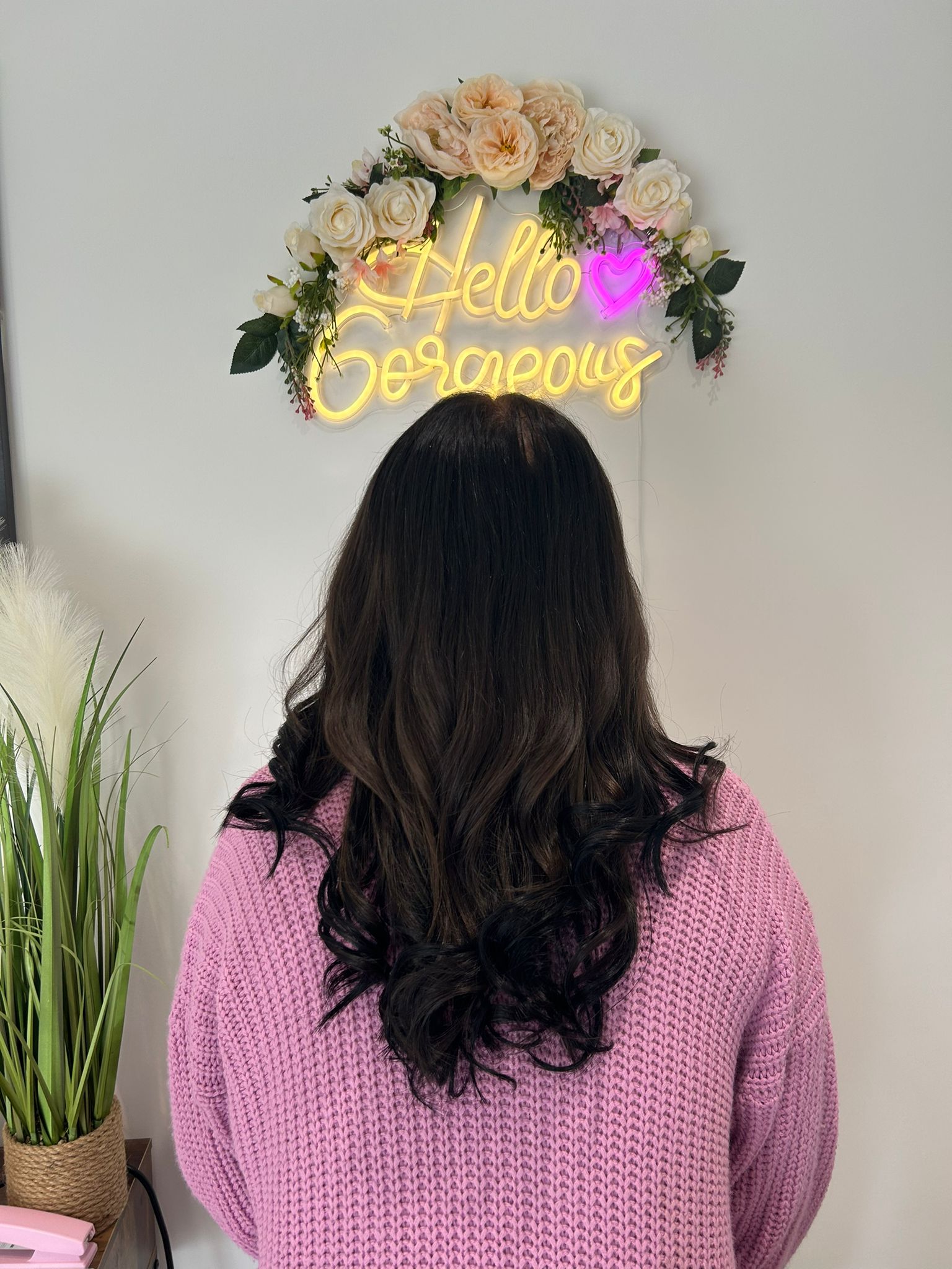 Hair extensions – final result