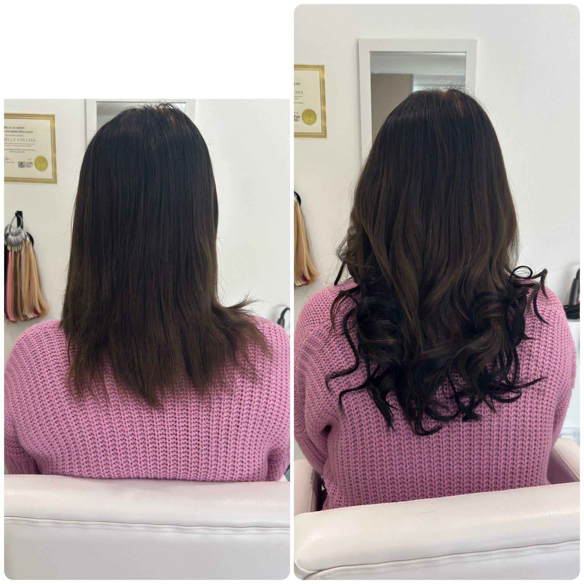 Hair extensions – application process