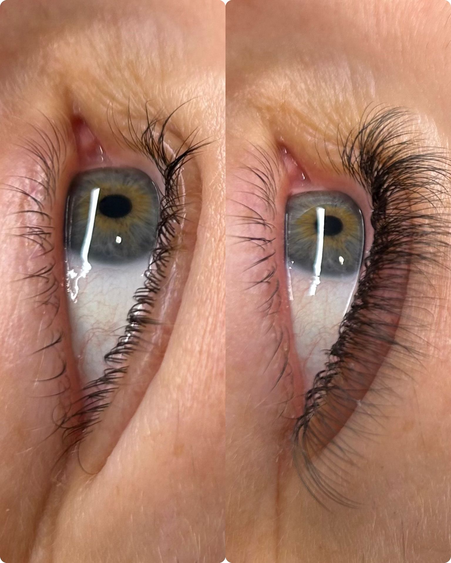 Lash extensions – isolation step
